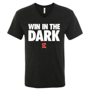 DM East FB Win Next Level Unisex Triblend V Neck Short Sleeve Tee – VintageBlack