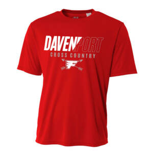 Davenport Flyers CC Adult Cooling Performance Tshirt -Red