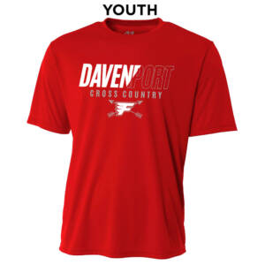 Davenport Flyers CC YOUTH Cooling Performance Tshirt-Red