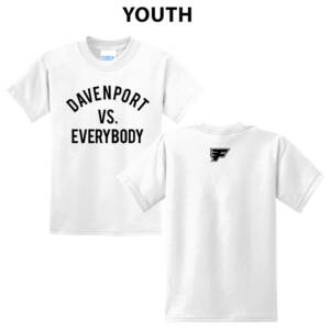 Davenport Flyers CC Youth Short Sleeve Tee-White