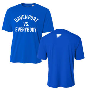 Davenport Flyers CC Adult Cooling Performance Tshirt-Royal