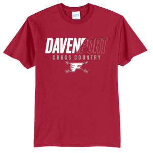Davenport Flyers CC Unisex Short Sleeve Tee-Red
