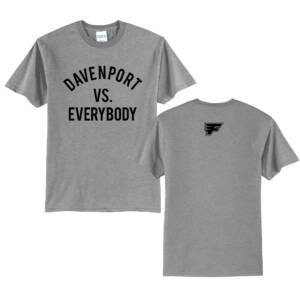Davenport Flyers CC Unisex Short Sleeve Tee-Athletic heather
