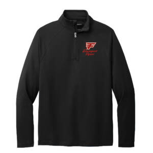 Davenport Flyers CC Port Authority C-FREE Cypress 1/4-Zip pullover Men-Black