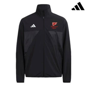 Davenport Flyers CC Adidas House of TIRO Woven full zip top- black