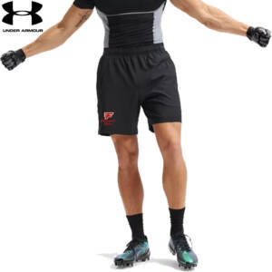 Davenport Flyers CC Under Armour UA VANISH Men’s 6″ woven Shorts -Black/Castlerock