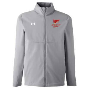 Davenport Flyers CC Under Armour UA Rival Stretch Woven Men’s Full Zip-Mod Grey