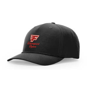 Davenport Flyers CC Richardson Laser PERF Performance Rope Cap-Black