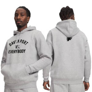 Davenport Flyers CC Under Armour Men’s Team Icon Fleece Hoodie-Mod Grey