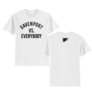 Davenport Flyers CC Unisex Short Sleeve Tee-White