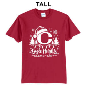 Eagle Heights  Tall Core Blend short Sleeve T Shirts – RED