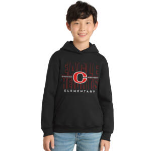 Eagle Heights  Youth Hooded Sweatshirt – JetBlack