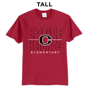 Eagle Heights  Tall Core Blend short Sleeve T Shirts – RED