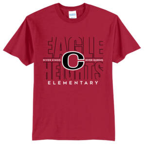 Eagle Heights Unisex Short Sleeve T Shirt – RED