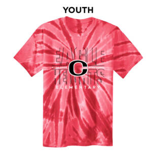 Eagle Heights  YOUTH Essential Tie Dye Tee – RED