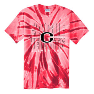 Eagle Heights Unisex Essential Tie Dye Tee – RED
