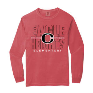 Eagle Heights Comfort Colors Heavyweight Ring Spun Long Sleeve Tee – Crimson