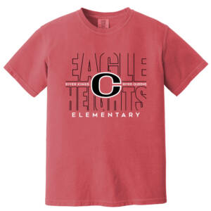 Eagle Heights Comfort Colors Unisex Pigment Dyed Short Sleeve Shirt – Crimson