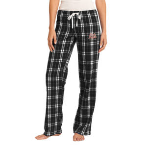 Eagle Heights District Juniors Flannel Plaid Pant – Black
