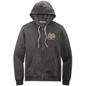 Eagle Heights District men Re Fleece Full Zip Hoodie – Charcoalheather