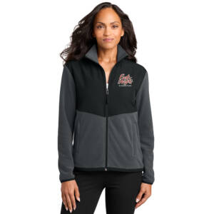Eagle Heights Port Authority Women’s Therma Tek Fleece Jacket – IRONGreyBlack
