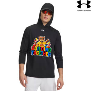 Edna Rollins Under Armour Mens Team Vanish Performance Hoodie-Black