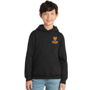 Edna Rollins Youth Fleece hooded Sweatshirt-Black