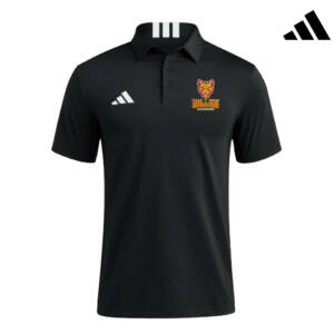 Edna Rollins Adidas 3 Stripe short sleeve Polo Black (M-3x)
