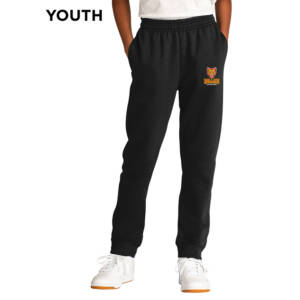 Edna Rollins Youth Fleece Jogger-Black
