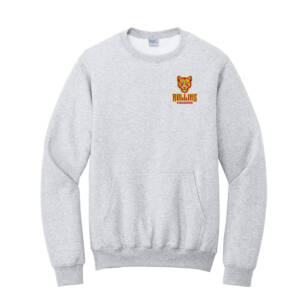 Edna Rollins Unisex Core Fleece Crewneck Pocket Sweatshirt -Ash
