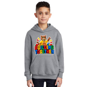 Edna Rollins Youth Fleece Hooded Sweatshirt-Athletic Heather