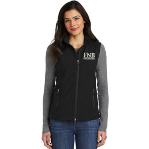 FNB Port Authority Ladies Core Soft Shell Vest – Black