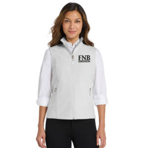 FNB Port Authority Ladies Core Soft Shell Vest – Marshmallow