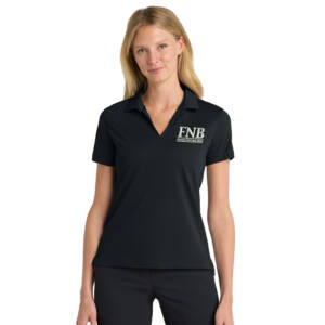 FNB Nike Ladies Dri FIT Micro Pique 2.0 Polo – Black