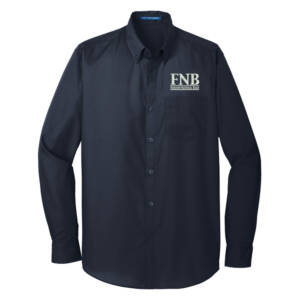 FNB Port Authority Long Sleeve Carefree Poplin Shirt Men – RiverBlueNavy