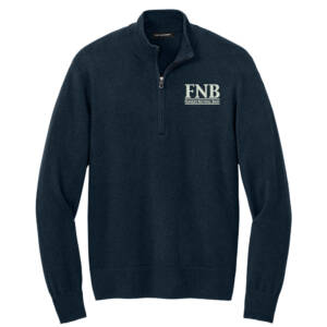 FNB Port Authority Men Easy Care 1/4 Zip Sweater – RiverBlueNavy