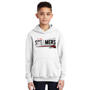 Steamers Youth Hooded Sweatshirt – White