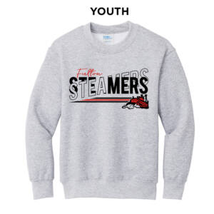 Steamers  Youth Crewneck Sweatshirt – Ash
