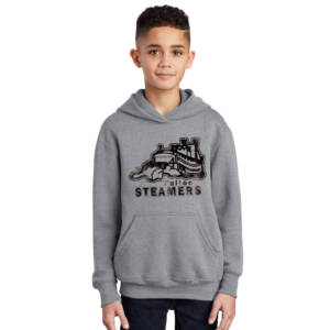 Steamers  Youth Hooded Sweatshirt -Athletic Heather