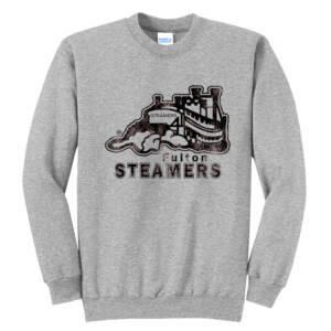 Steamers Unisex Core Fleece Crewneck Sweatshirt -Athletic Heather
