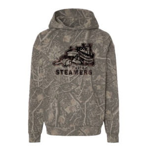 Steamers Unisex Boulevard Heavyweight Hooded Sweatshirt-Deadwood Tree Camo