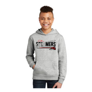 Steamers District YOUTH V.I.T. Fleece Hoodie -Light Heather Grey