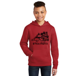 Steamers District YOUTH V.I.T. Fleece Hoodie -Classic Red