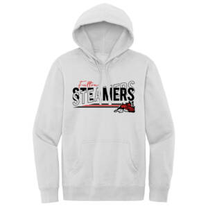 Steamers District V.I.T. Unisex Fleece Hoodie-White Smoke