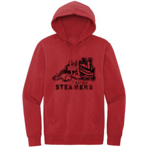 Steamers District V.I.T. Unisex Fleece Hoodie-Classic Red