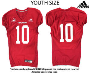 GV FB Adidas Audible 2.0 youth football jersey – Power Red
