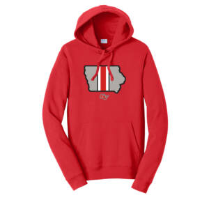 GV FB Unisex Fan Favorite Fleece Pullover Hooded Sweatshirt-Bright Red
