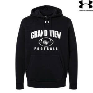 GV FB Under Armour Men’s Team Icon Fleece Hoodie-Black/White