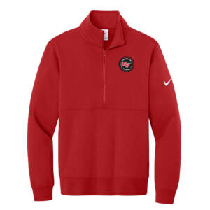 GV FB Nike Club Fleece Sleeve Swoosh 1/2 Zip – UniversityRed