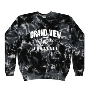 GV FB Colortone Unisex Tie-Dyed Fleece Crewneck Sweatshirt-Multi Black